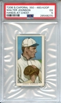 1909-11 T206 SWEET CAPORAL 350-460/42OP WALTER JOHNSON HANDS AT CHEST PSA EX 5