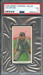 1909-11 T206 SWEET CAPORAL 350/30 LOU RITTER PSA VG 3