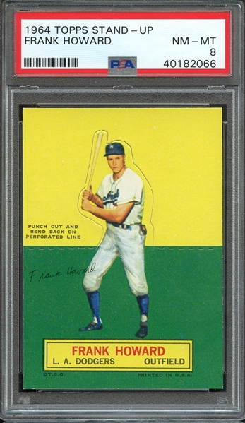 1964 TOPPS STAND-UP FRANK HOWARD PSA NM-MT 8