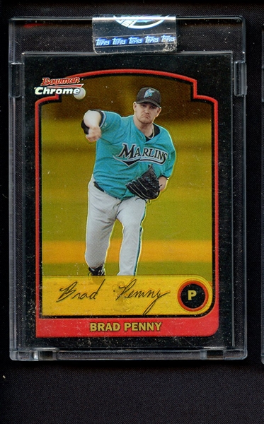 2003 BOWMAN UNCIRCULATED GOLD REFRACTOR 88 BRAD PENNY 168/170