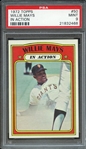 1972 TOPPS 50 WILLIE MAYS IN ACTION PSA MINT 9