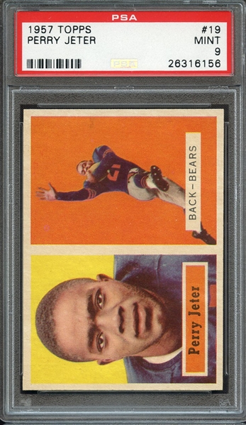 1957 TOPPS 19 PERRY JETER PSA MINT 9