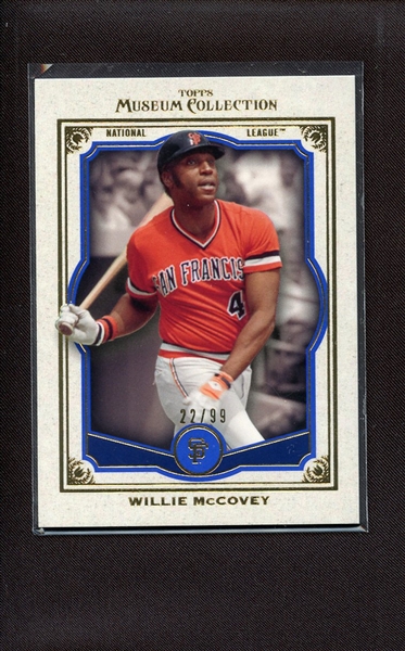 2013 TOPPS MUSEUM COLLECTION 34 WILLIE  MCCOVEY 22/99