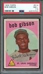1959 TOPPS 514 BOB GIBSON RC PSA NM+ 7.5