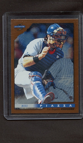 1996 SCORE DUGOUT COLLECTION 42 MIKE PIAZZA