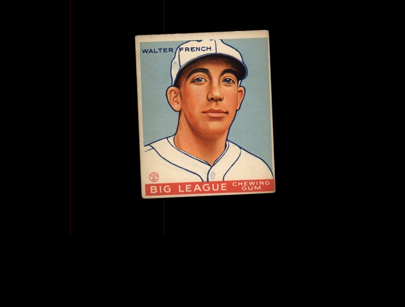 1933 Goudey 177 Walter French RC VG-EX #D939793