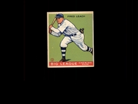 1933 Goudey 179 Fred Leach RC EX #D941563