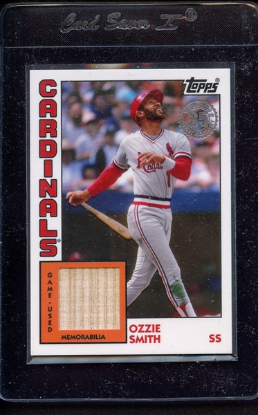 2019 TOPPS OZZIE SMITH GAME USED