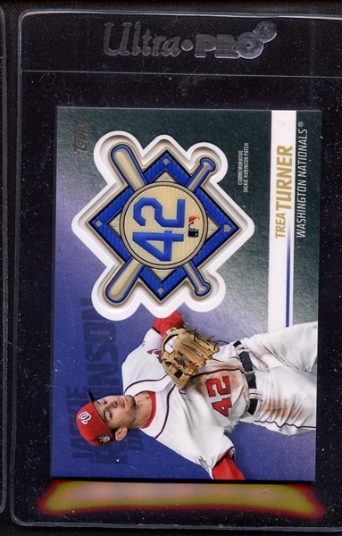 2018 TOPPS GREA TURNER JACKIE ROBINSON COMMEMORATIVE PATCH