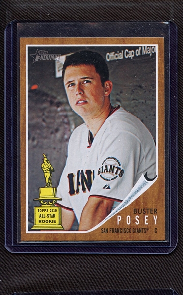 2011 TOPPS HERITAGE BUSTER POSEY