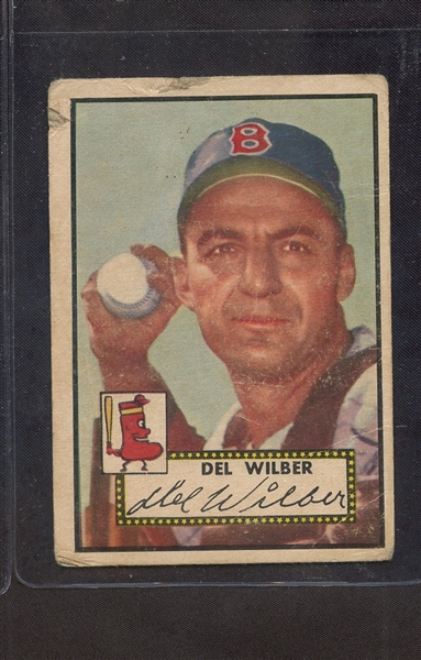 1952 TOPPS 383 DEL WILBER POOR