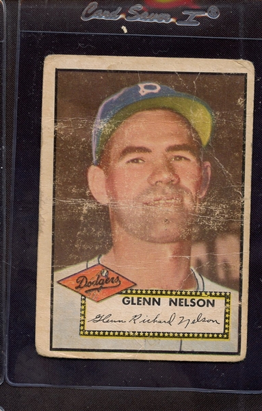 1952 TOPPS 390 GLENN NELSON POOR