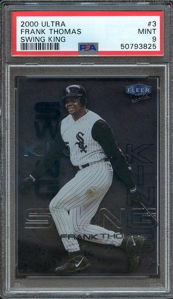 2000 ULTRA SWING KINGS 3 FRANK THOMAS SWING KING PSA MINT 9