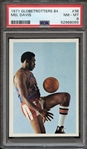 1971 GLOBETROTTERS 84 38 MEL DAVIS PSA NM-MT 8