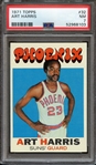 1971 TOPPS 32 ART HARRIS PSA NM 7