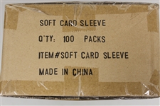 (100) Packs Cardboard Gold Soft Sleeves Case (100 per pack) 10000 Total