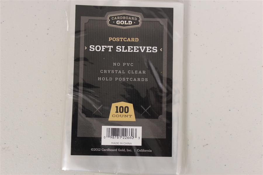 thumbnail image 2 of 50 Pack Humongous Hoard Semi-Rigid Card Holders | Size 6 Sportscaster Oversize 5.75x8 Clear 2 of 6