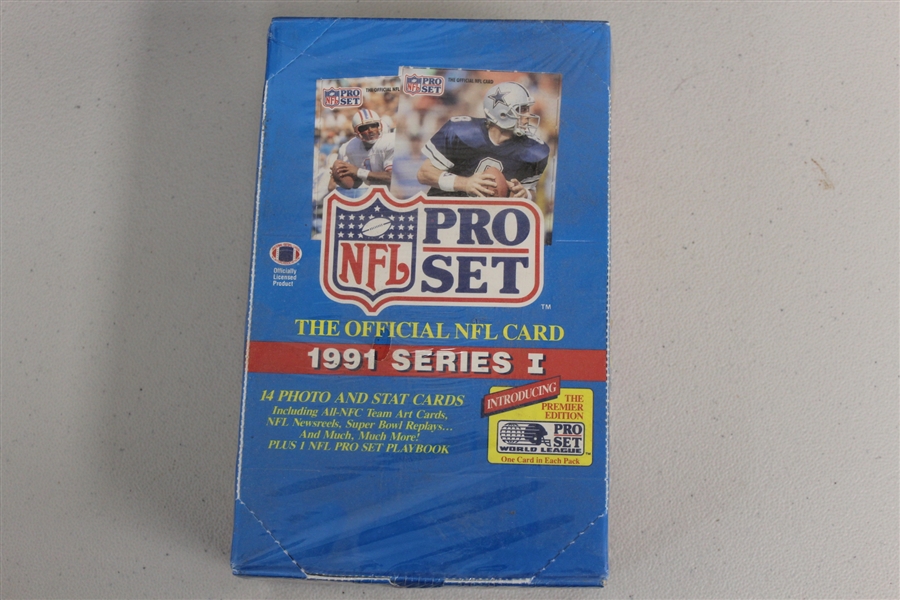 1991 PRO SET FOOTBALL SEALED BOX