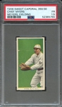 1909-11 T206 SWEET CAPORAL 350/30 CHIEF MYERS MEYERS, FIELDING PSA FR 1.5