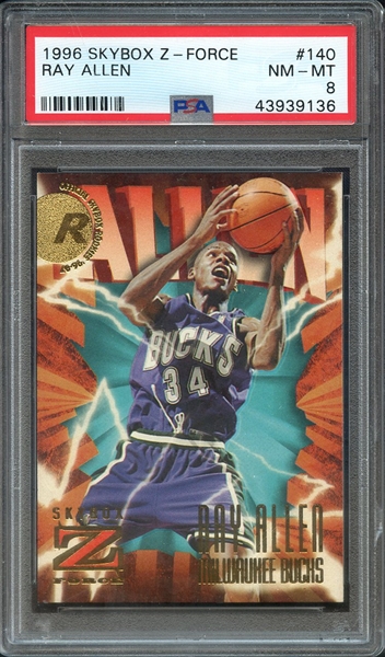 1996 SKYBOX Z-FORCE 140 RAY ALLEN PSA NM-MT 8
