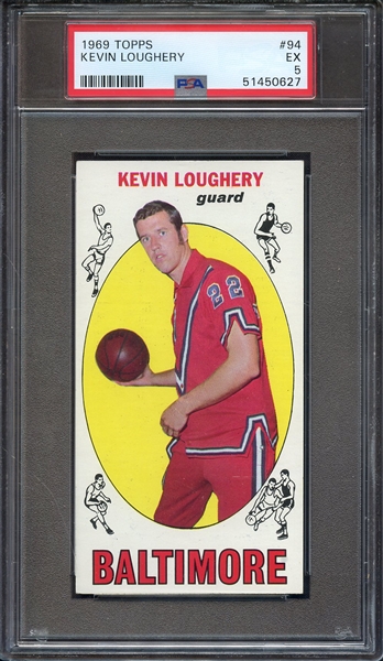 1969 TOPPS 94 KEVIN LOUGHERY PSA EX 5