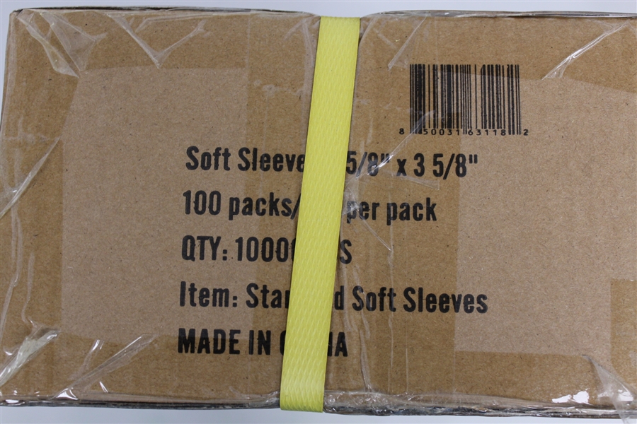 (10000) Humongous Hoard Soft Sleeves Standard Size 2 5/8 x 3 5/8 - 100 Packs