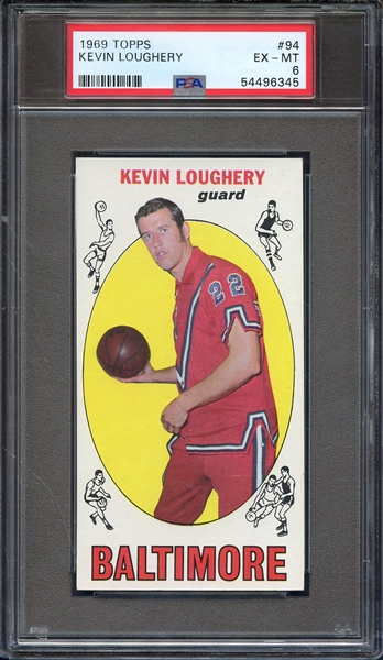 1969 TOPPS 94 KEVIN LOUGHERY PSA EX-MT 6