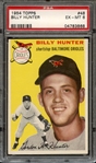 1954 TOPPS 48 BILLY HUNTER PSA EX-MT 6