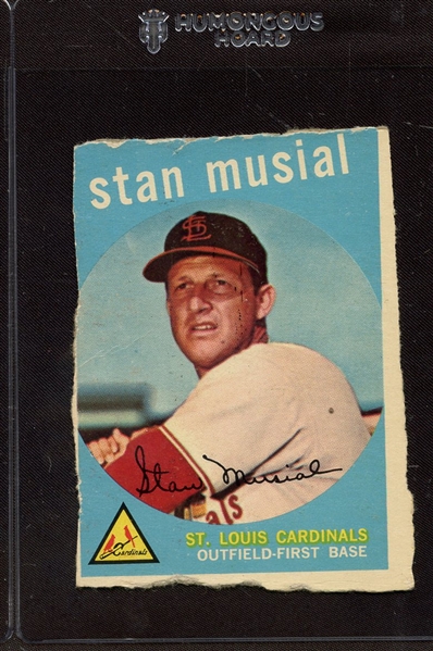1959 TOPPS 150 STAN MUSIAL POOR