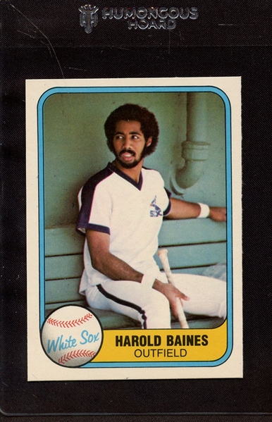 1981 FLEER 346 HAROLD BAINES EX