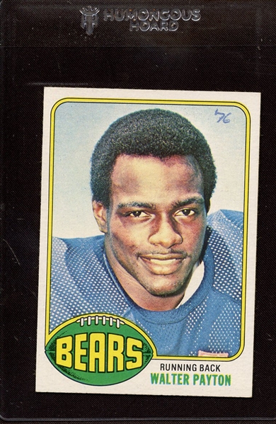 1976 TOPPS 148 WALTER PAYTON RC NM - HAS 76 WRITTEN ON FRONT