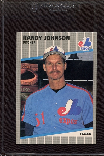 1989 FLEER 381 RANDY JOHNSON VG
