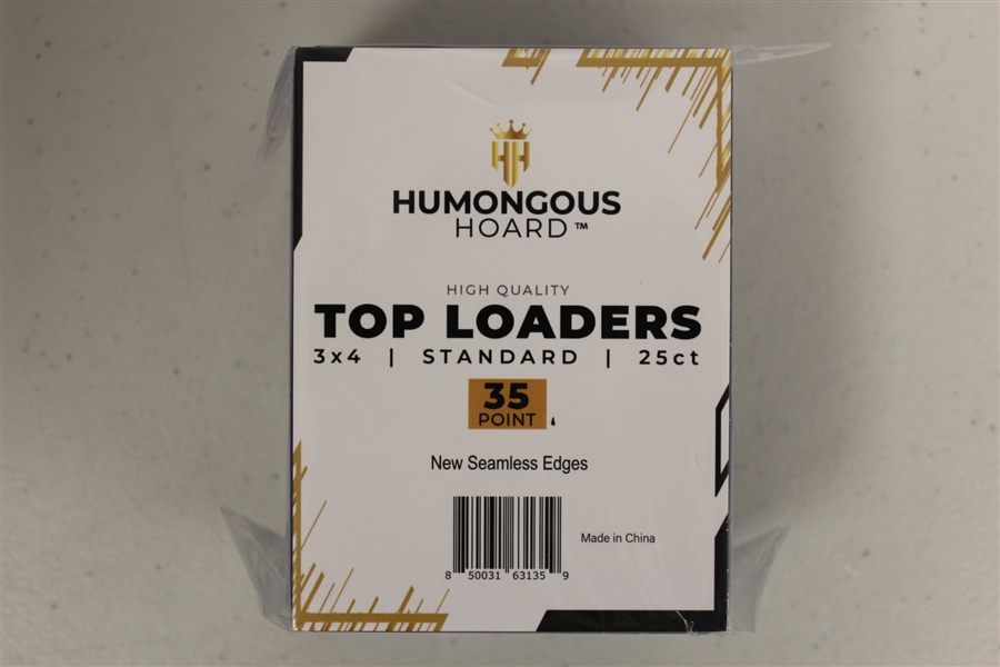 (25) Humongous Hoard 3 x 4 Premium Eternal Connection 35 Point Top Loaders