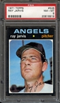 1971 TOPPS 526 RAY JARVIS PSA NM-MT 8