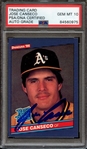 1986 DONRUSS 39 SIGNED JOSE CANSECO PSA/DNA AUTO 10