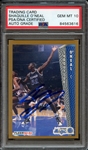 1992 FLEER 401 SIGNED SHAQUILLE ONEAL PSA/DNA AUTO 10