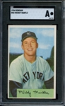 1954 BOWMAN 65 MICKEY MANTLE SGC AUTHENTIC