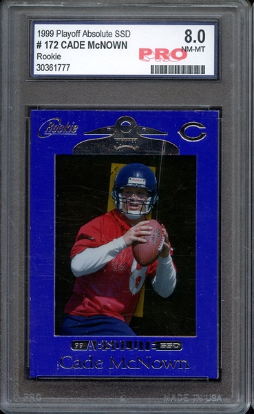 1999 PLAYOFF ABSOLUTE SSD 172 CADE MCNOWN PRO 8