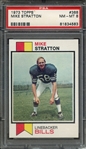 1973 TOPPS 388 MIKE STRATTON PSA NM-MT 8