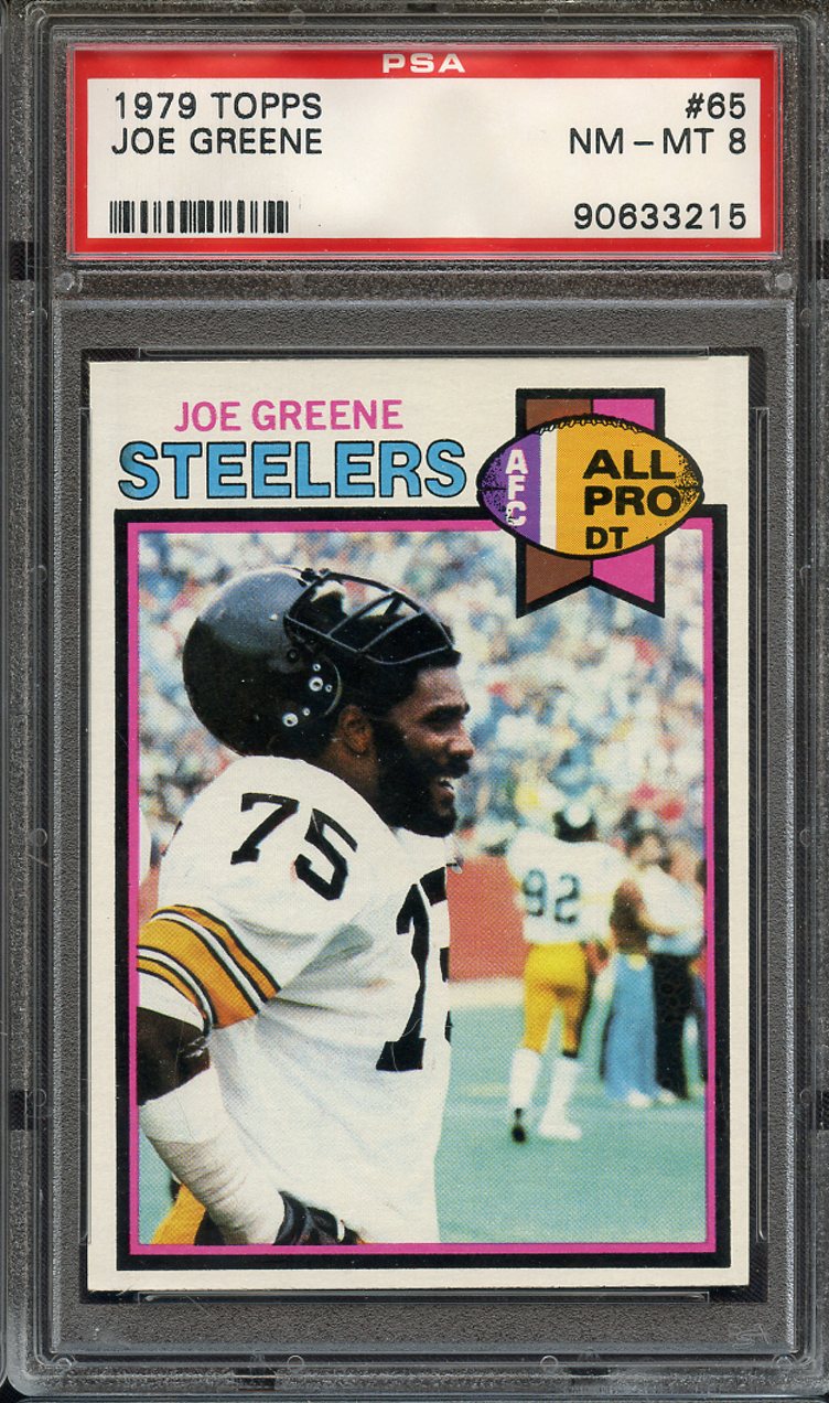 Lot Detail - 1979 TOPPS 65 JOE GREENE PSA NM-MT 8