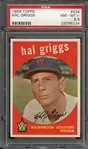 1959 TOPPS 434 HAL GRIGGS PSA NM-MT+ 8.5