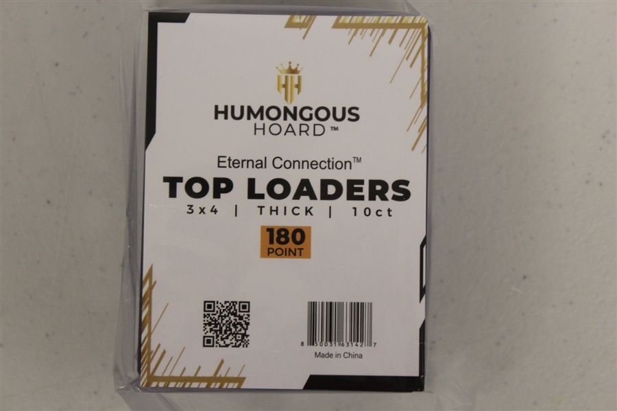 (100) Humongous Hoard 3 x 4 Premium Eternal Connection 180 Point Top Loaders