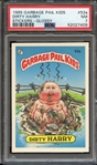 1985 GARBAGE PAIL KIDS STICKERS 52a DIRTY HARRY STICKERS-GLOSSY PSA NM 7