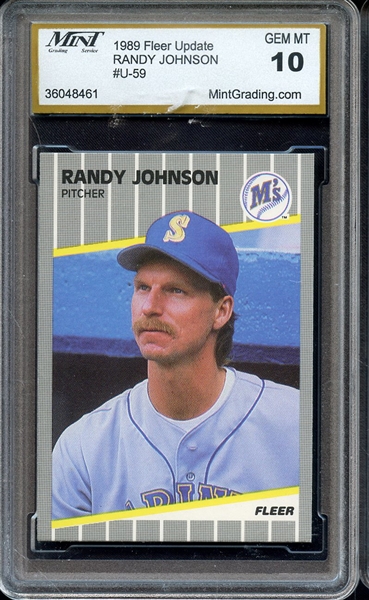 1989 FLEER UPDATE U59 RANDY JOHNSON MGS 10