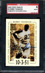 2002 TOPPS TRIBUTE 3 SIGNED BOBBY THOMSON SGC AUTHENTIC
