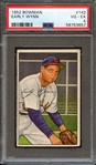 1952 BOWMAN 142 EARLY WYNN PSA VG-EX 4