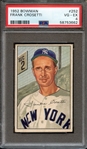 1952 BOWMAN 252 FRANK CROSETTI PSA VG-EX 4