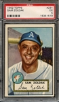 1952 TOPPS 231 SAM ZOLDAK PSA EX 5