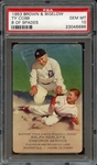 1953 BROWN & BIGELOW COBB TY COBB 8 OF SPADES PSA GEM MT 10