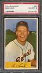 1954 BOWMAN 87 DON LUND PSA NM-MT 8